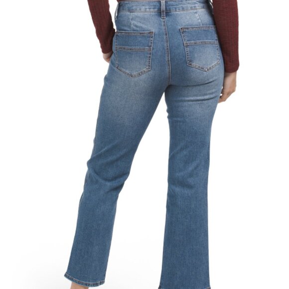 NEW 1822 DENIM Fergie Carpenter Straight Jeans Medium Wash 261mn - Picture 2 of 2